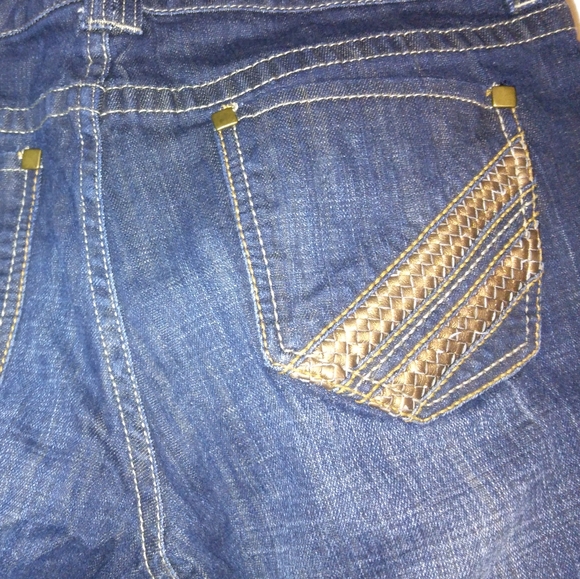 Chicos Platimum jeans size 1.5 braided pockets - Picture 4 of 4